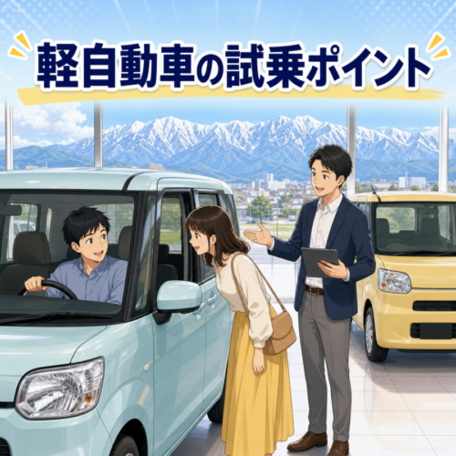 【富山】軽自動車の試乗で確認したい7つのポイント｜後悔しない比較方法