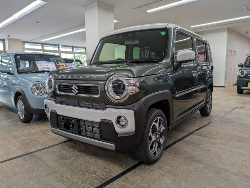 2569.激速7.2ps スーパー9s 低走行、規格外サイズ♪　千葉県柏市　即日配送、自走引き取りも可 スズキ ハスラー HYBRID X｜古城モータース｜軽自動車なら富山石川最大