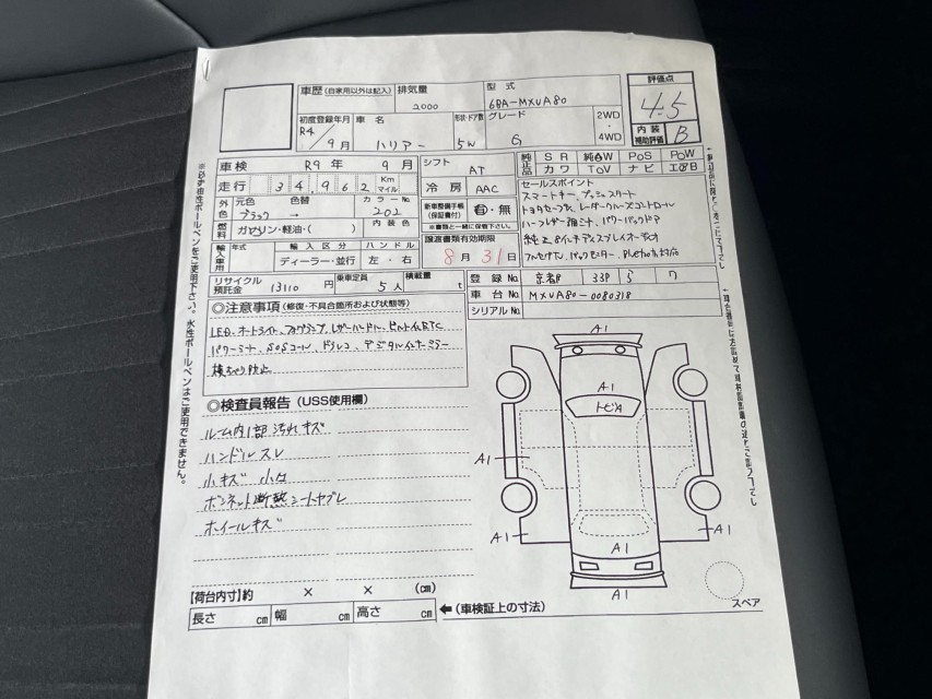 トヨタ ハリアー 51枚目